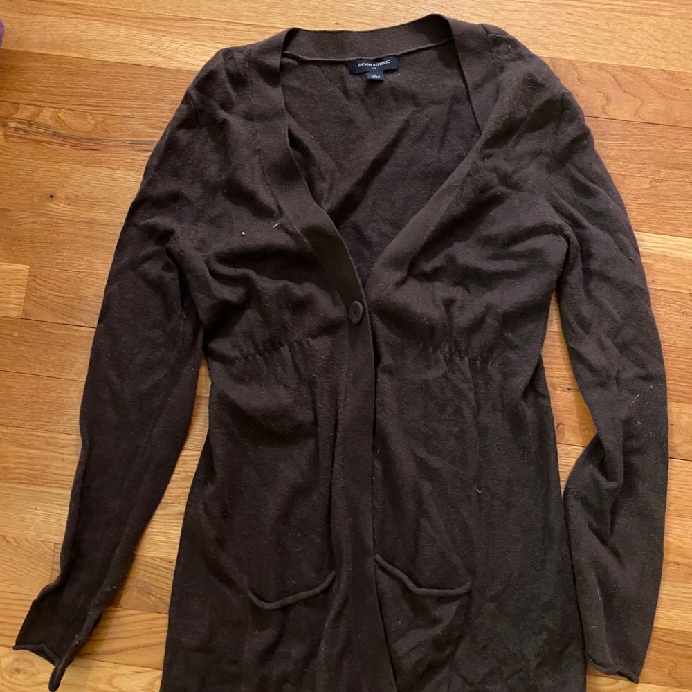 Banana Republic Brown cardigan size medium